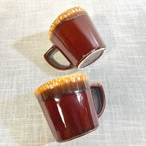 Vintage mcCoy brown mugs replacement decor gift cups